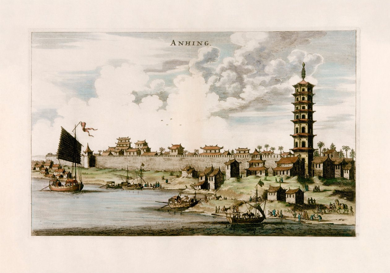 Anhing door after Johannes Nieuhof