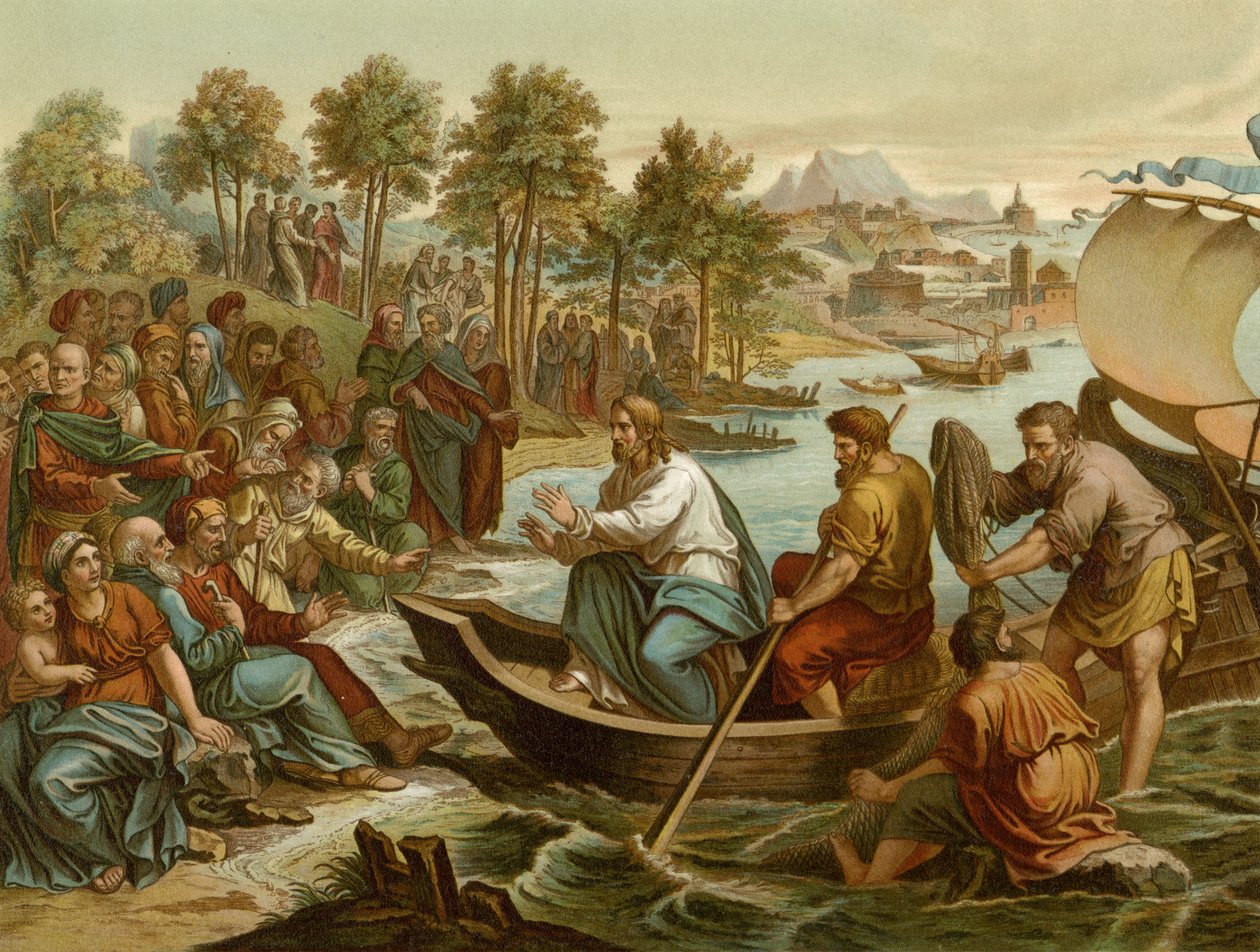 De scheepspreek door after Raphael