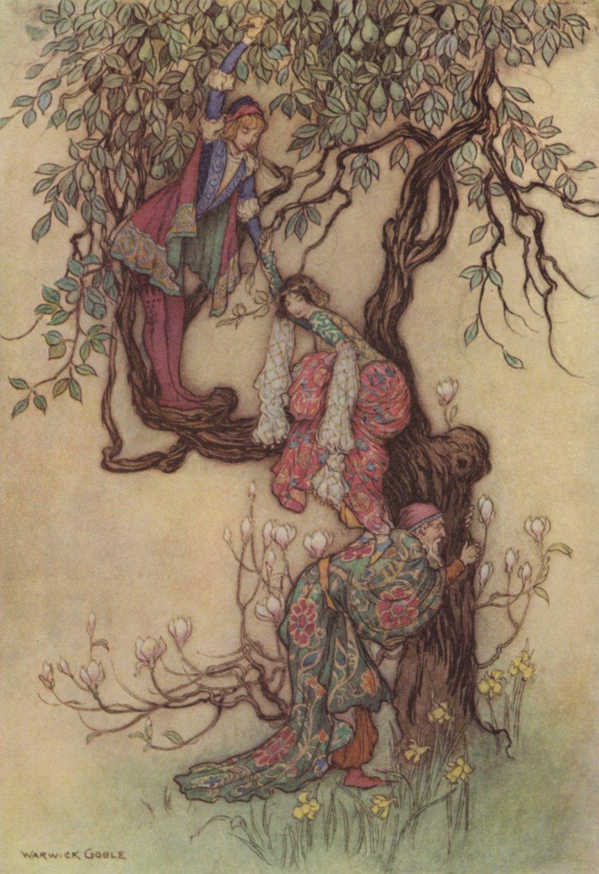 Geoffrey Chaucer, Het Verhaal van de Koopman door after Warwick Goble