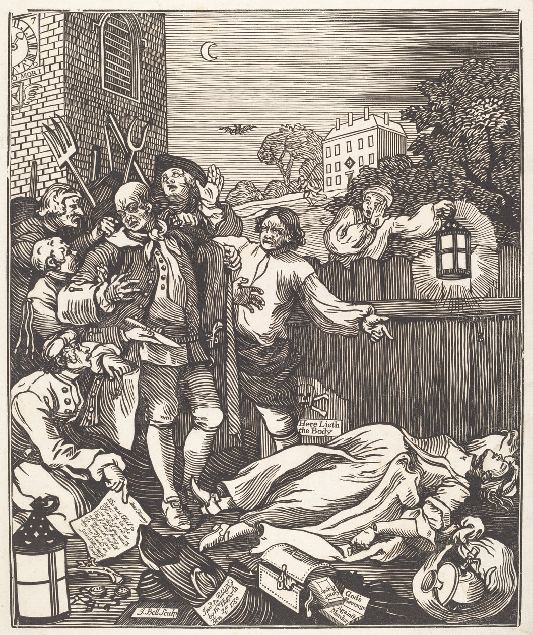 Wreedheid in Perfectie door after William Hogarth John Bell