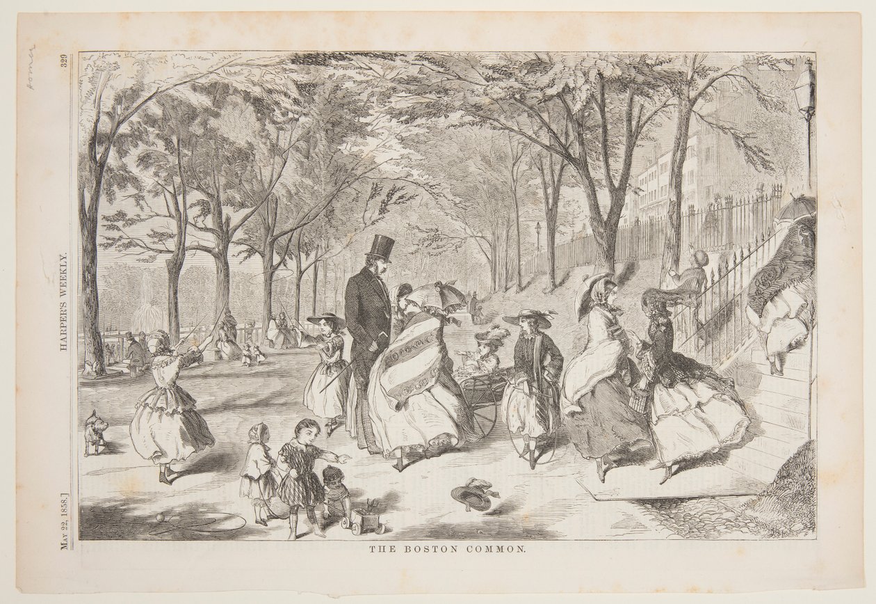 The Boston Common door after Winslow Homer