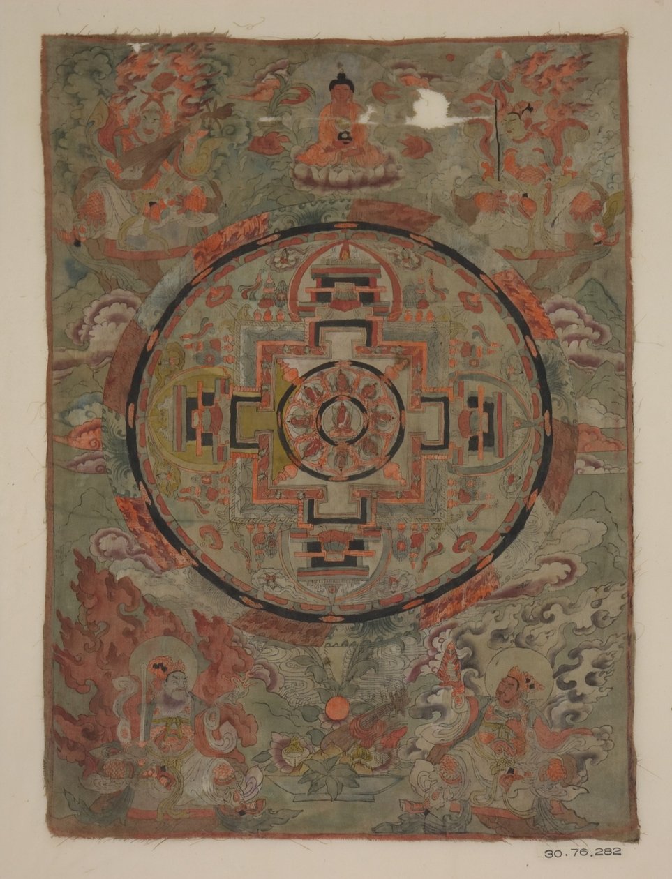 Boeddha omringd door bodhisattva