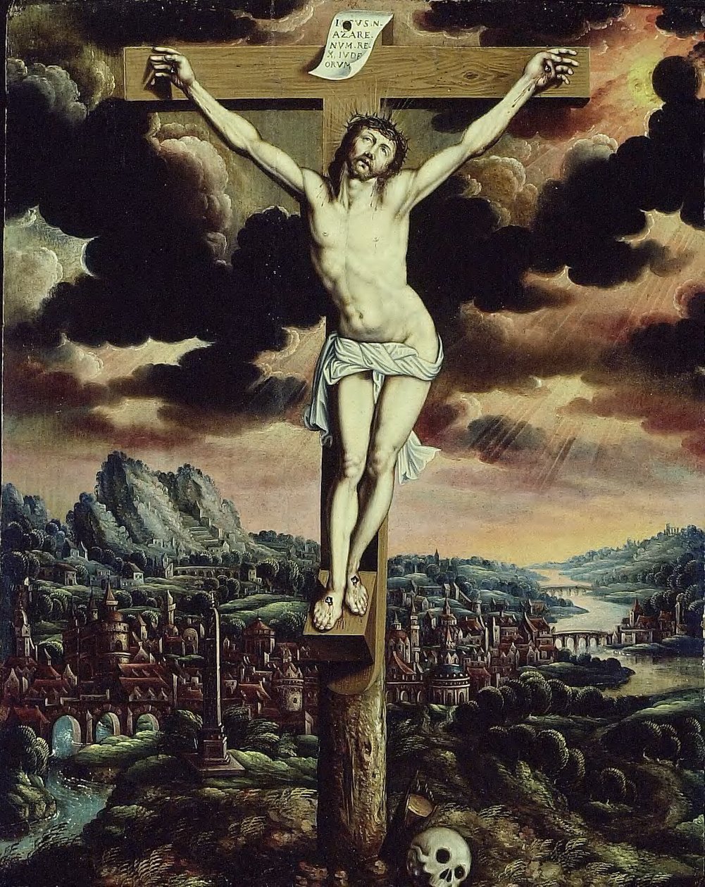 Christus aan het kruis door anonymous 