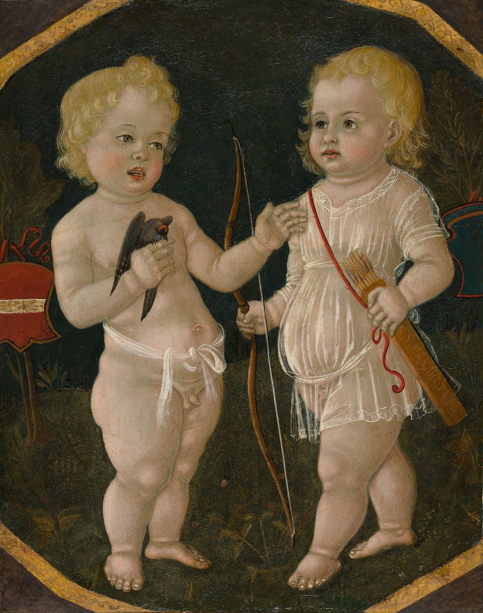 Twee Putti door anonymous 