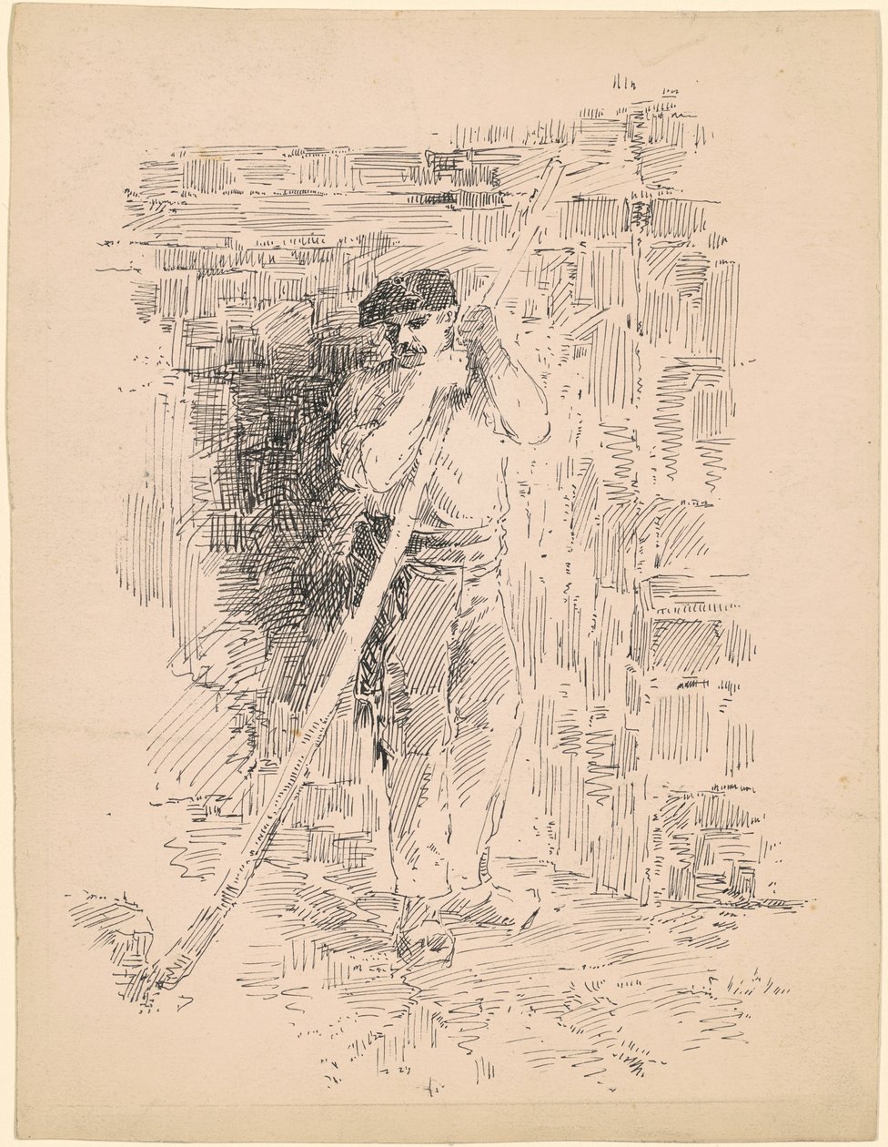 Boer door attributed to Edward Moran
