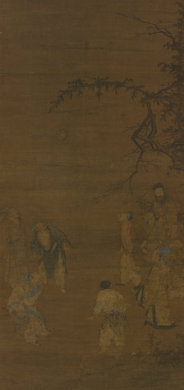 De voetballers door attributed to Ma Yuan