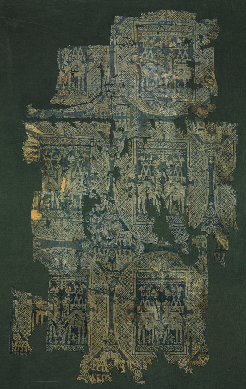 Rondellen met kamelen die howdahs dragen door attributed to Marco d