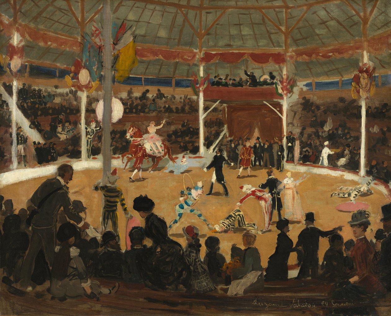 Het Circus door attributed to Suzanne Valadon