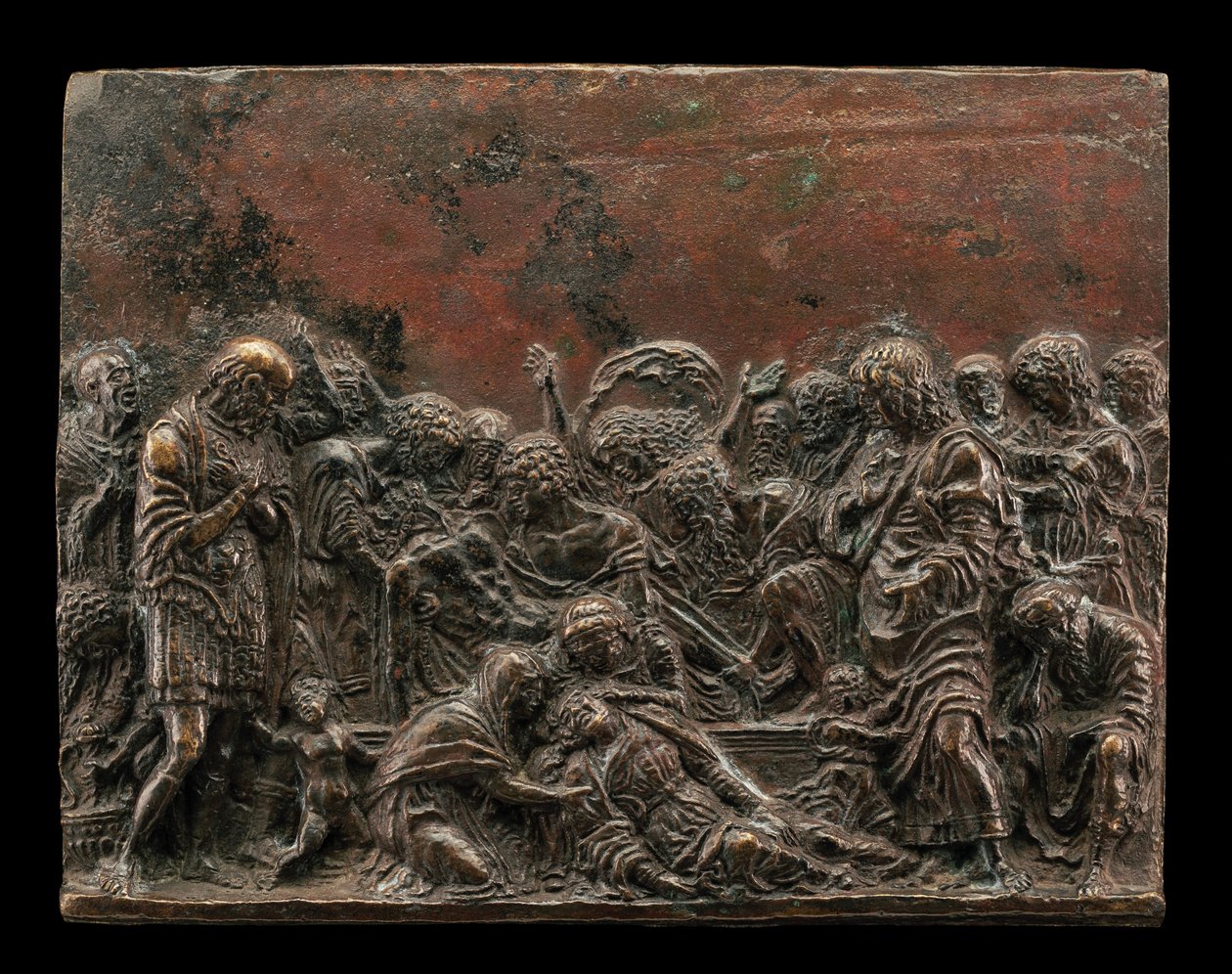 De Graflegging door called Riccio Andrea Briosco