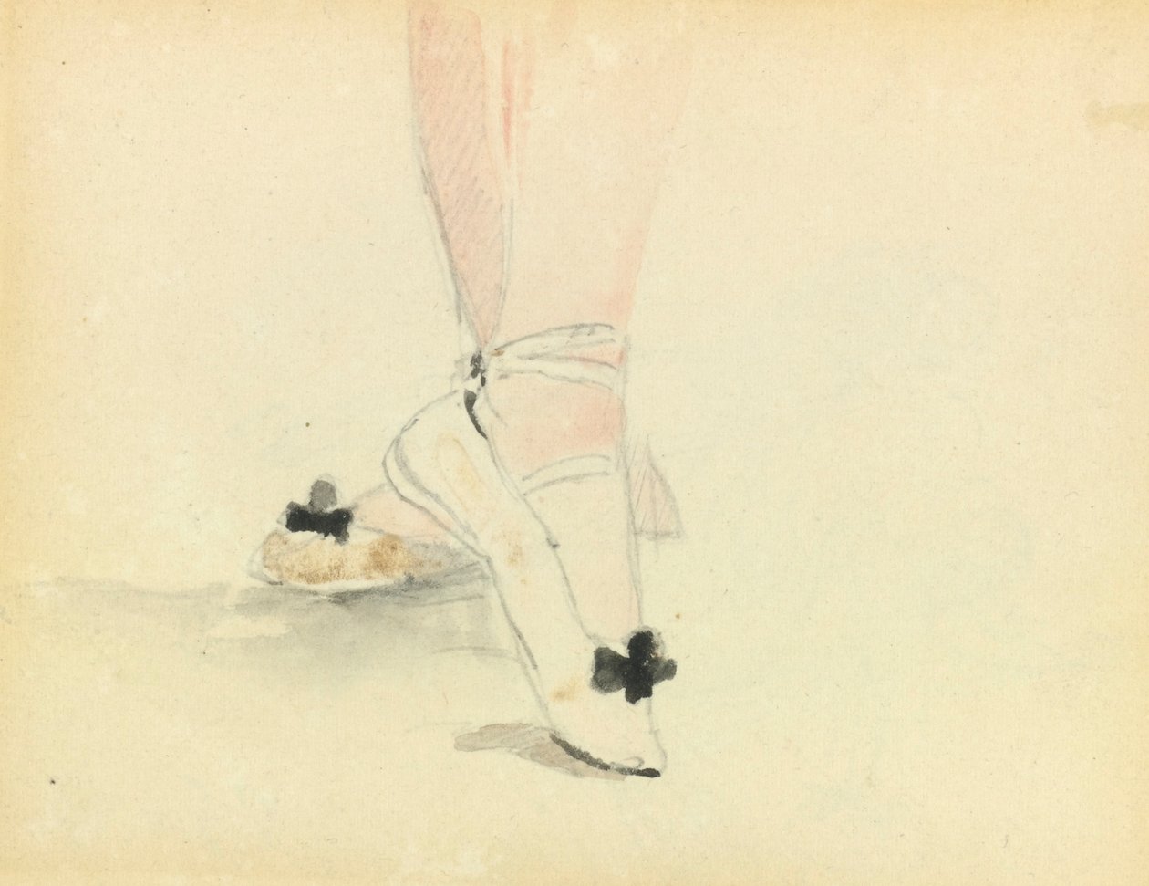 Balletschoenen door Édouard Manet