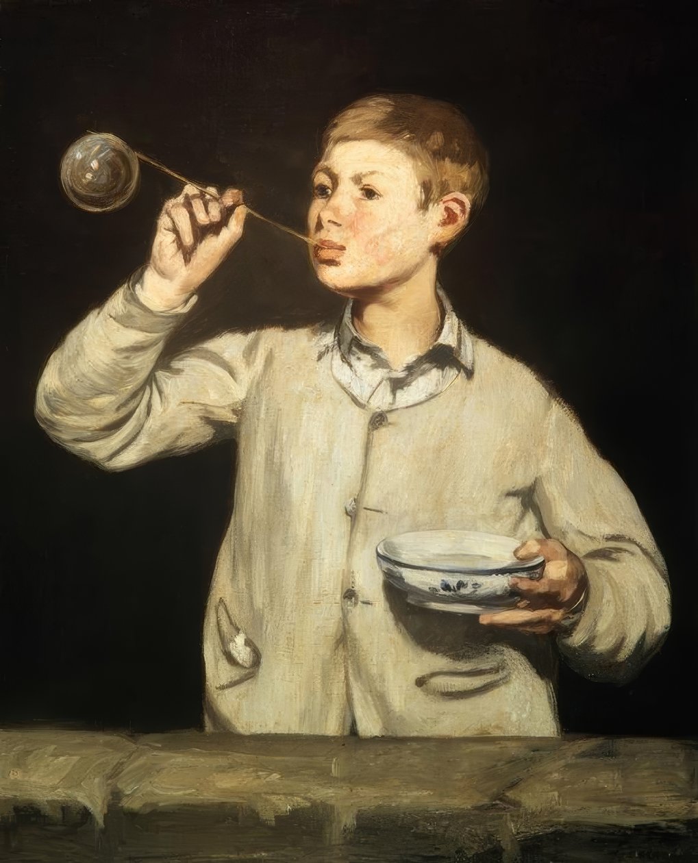 De Jongen met de Zeepbel door Édouard Manet