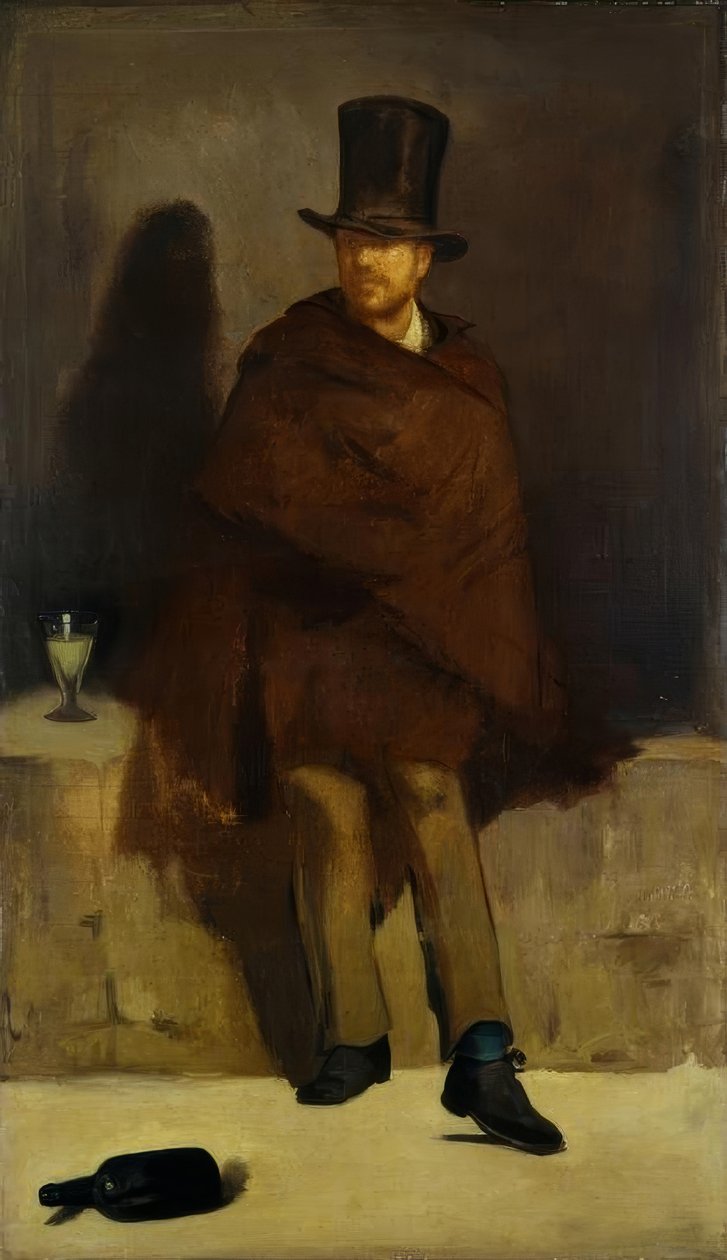 De absintdrinker door Édouard Manet