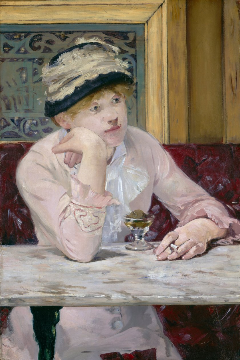 Pruimenbrandewijn door Édouard Manet