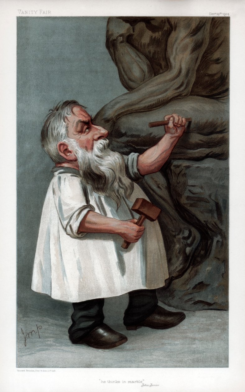 Hij denkt in marmer, Jehu Junior, 1904 door jmp