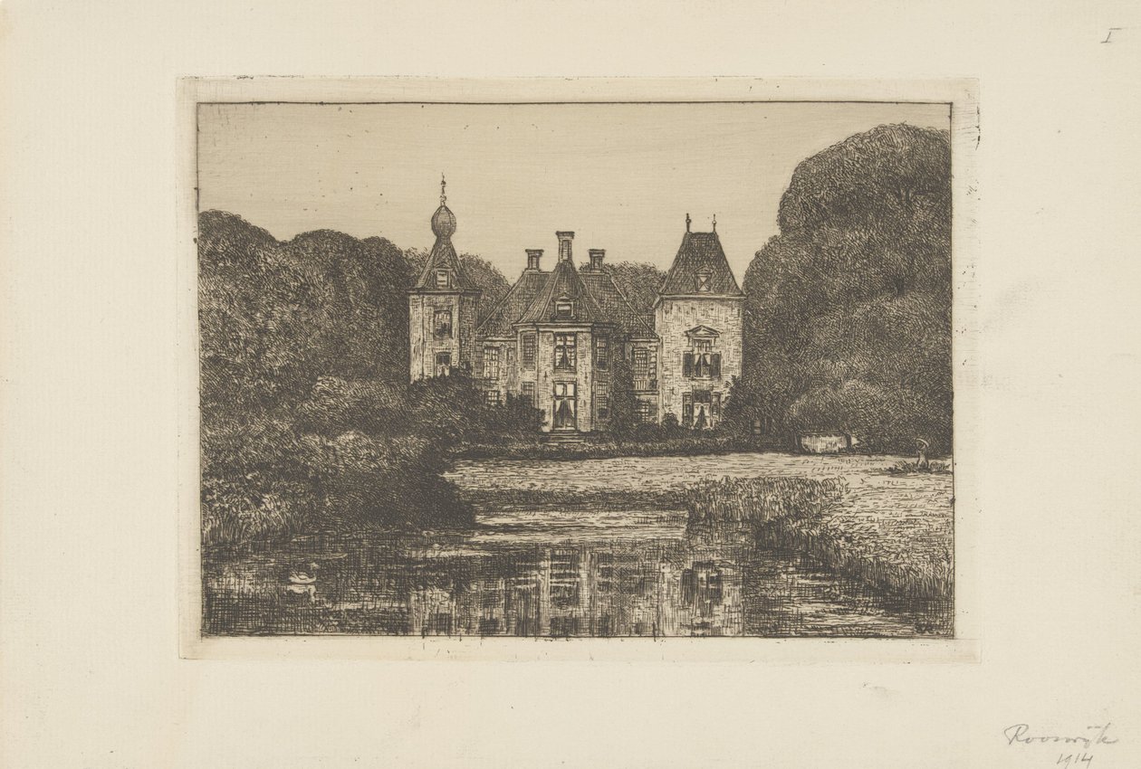 Huis Rooswijk door jonkheer Barthold Willem Floris van Riemsdijk
