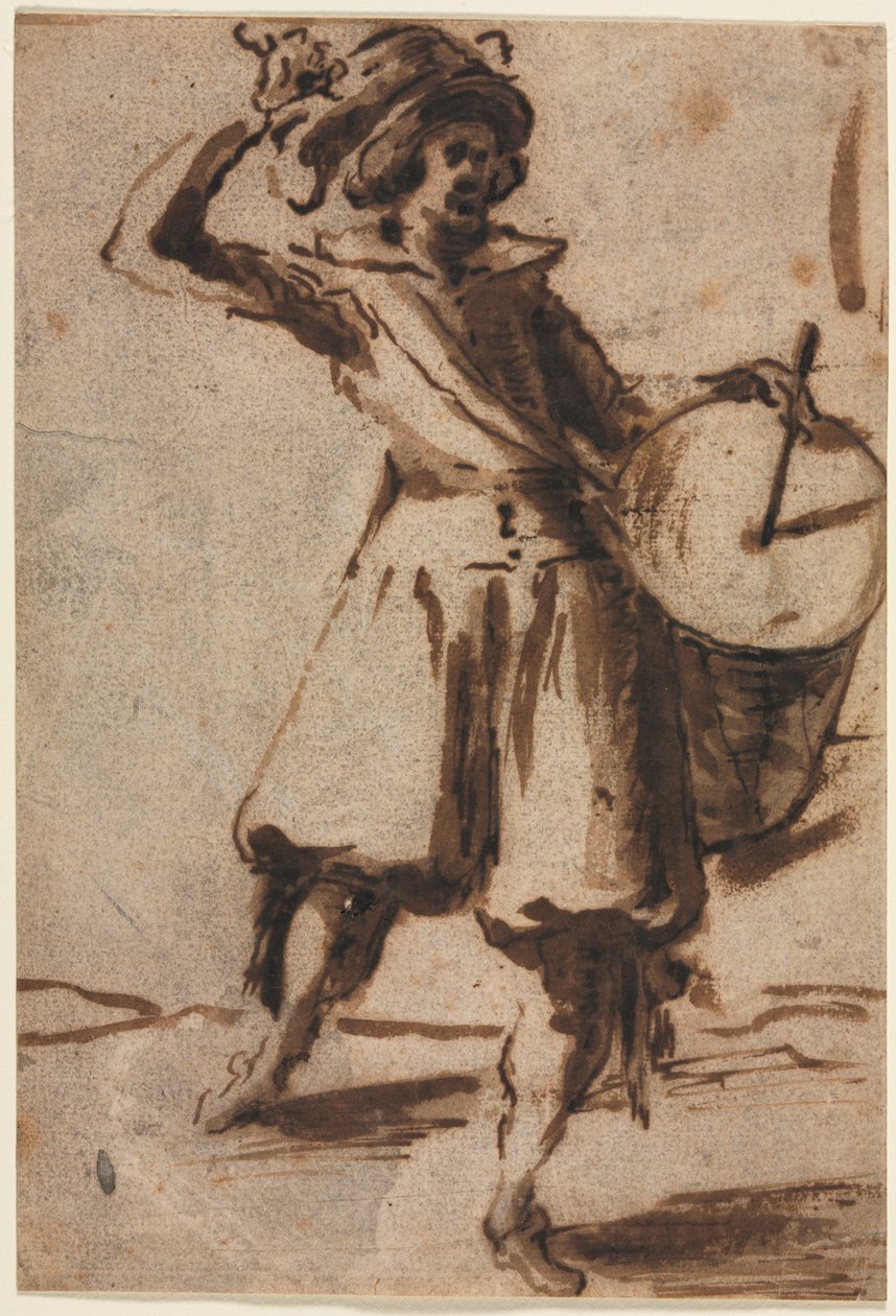 De trommelaar door manner of Jacques Callot