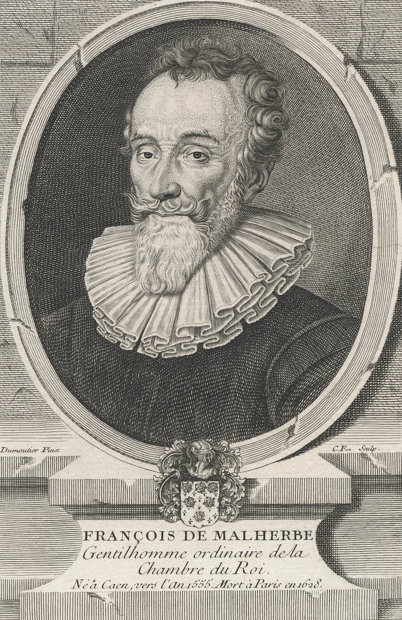 Francois de Malherbe door Daniel Dumonstier or Dumoustier