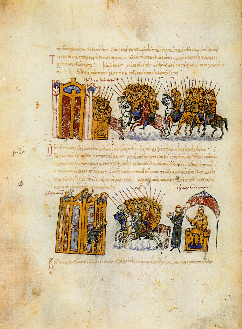 Skylitzes Matritensis, fol. 36v door Unknown
