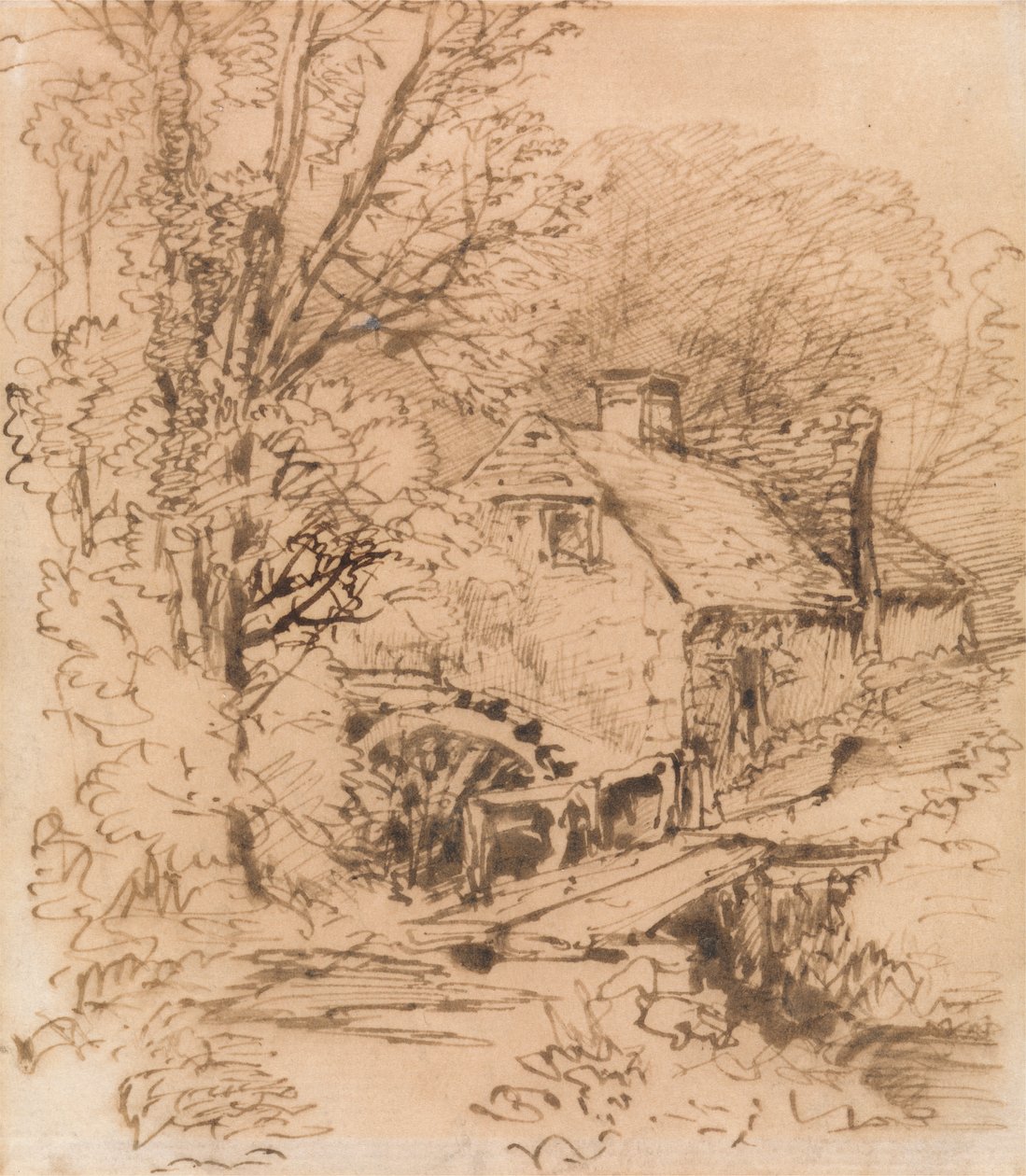 Molen bij Newbury door unknown artist
formerly John Constable