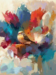 Vogel schilderij 2 Vogel schilderij 2