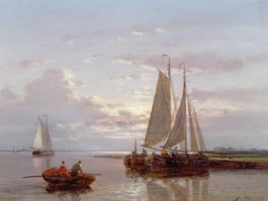 Boten op de Schelde