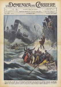 Woedende golven op de Zwarte Zee