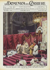 De paus in Sint-Pieter