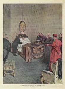 De ziekte van paus Leo XIII