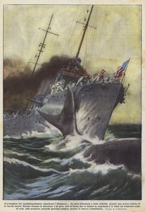 Het avontuur van de Amerikaanse torpedobootjager Lampson