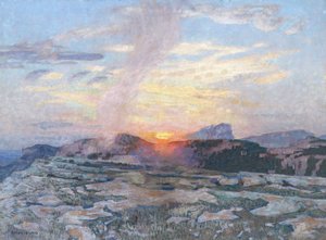Zonsondergang in de Provence, c.1927