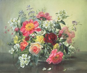 Bloemen van romantische juni