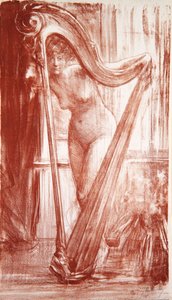Jong meisje met harp, 1903
