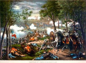 De Slag bij Chancellorsville, Virginia, 1863
