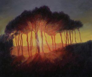 Wilde Bomen bij Zonsondergang, 2002