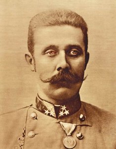 Portret van aartshertog Franz Ferdinand ca. 1893