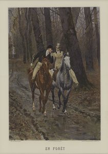 In het bos