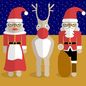 Kerstfamilie