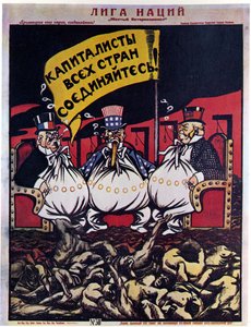 Poster van de Volkenbond, 1920