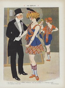 Oud Schotland. Illustratie voor Le Rire