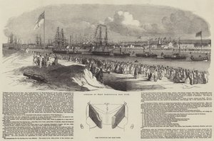 Opening van de nieuwe dok van West Hartlepool