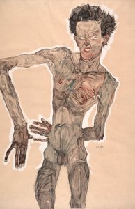 Naakt Zelfportret, Grimassen