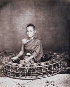 Thaise muzikant, ca. 1870