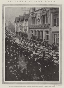 De begrafenis van koningin Victoria