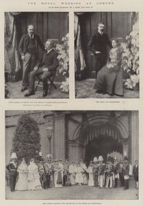 Het koninklijk huwelijk in Coburg