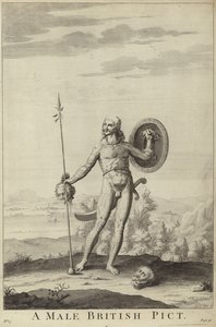 Een Mannelijke Britse Pict