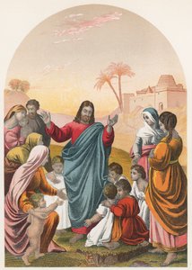 Christus zegent kleine kinderen