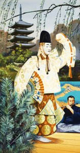 Japanse Noh-dansers