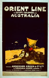 Orient Line Poster, ca. 1920