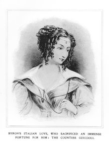 Portret van gravin Guiccioli (1800-73)