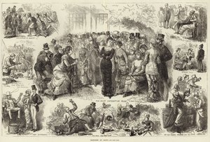 Schetsen bij Ascot